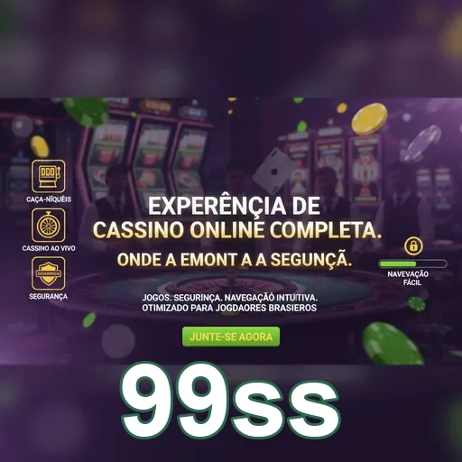 Ilustração de Acesse o cassino online 99ss com login rápido e seguro